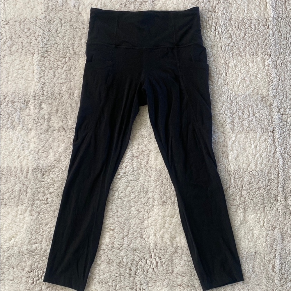 Athleta Black High-Waisted Leggings